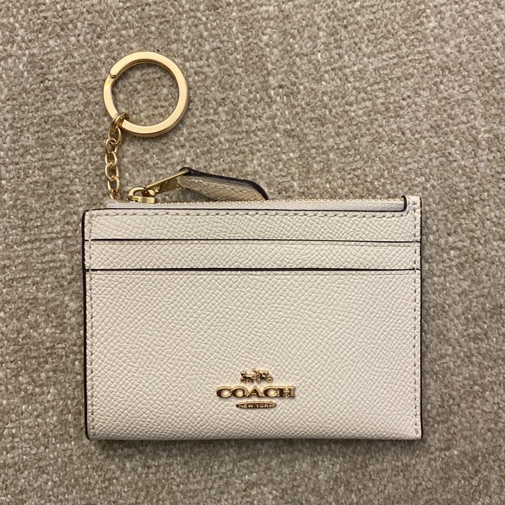 Coach keychain card holder